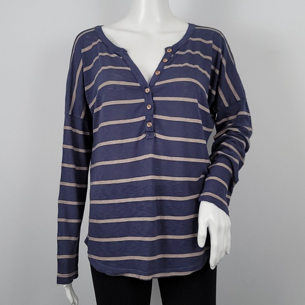 Splendid Henley stripe Printed Top
